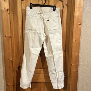 True Vintage KEY Carpenter Pants Cream White